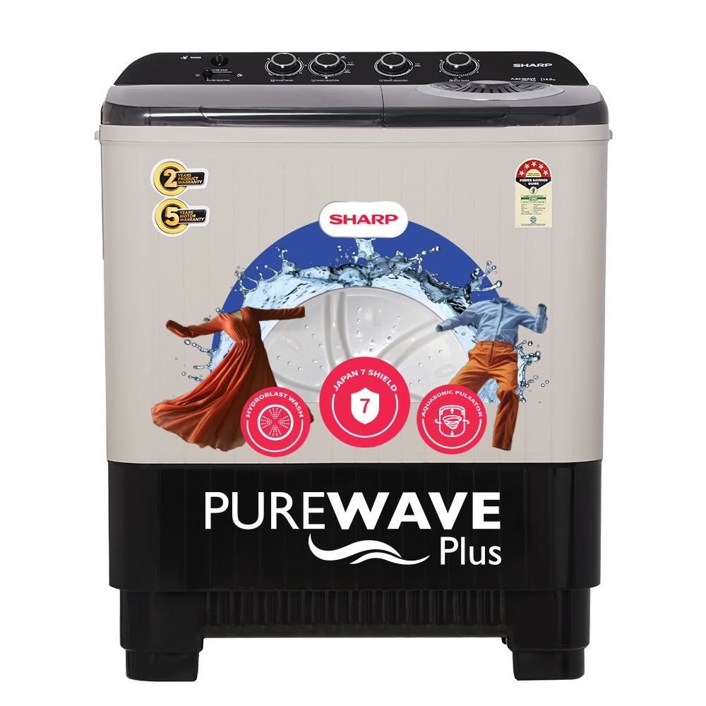 Sharp ES-SD140NB 14kg Semi Automatic Washing Machine