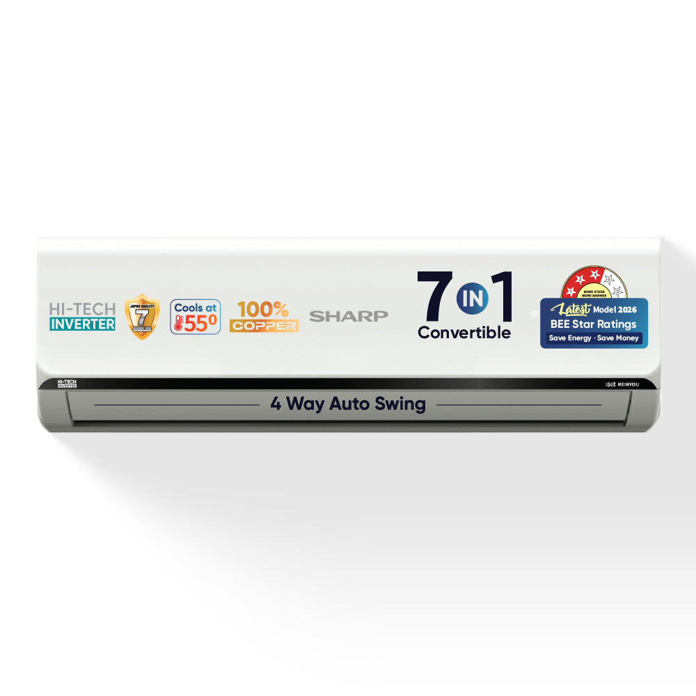 Sharp AH-SI17V3B-GCN 1.5 Ton 3 Star Inverter Split AC
