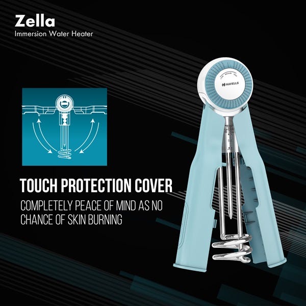 Touch protection cover so there is no chance of skin burning