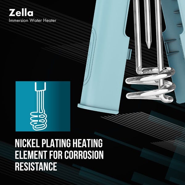 Nickel plated heating element for corrosion resistance